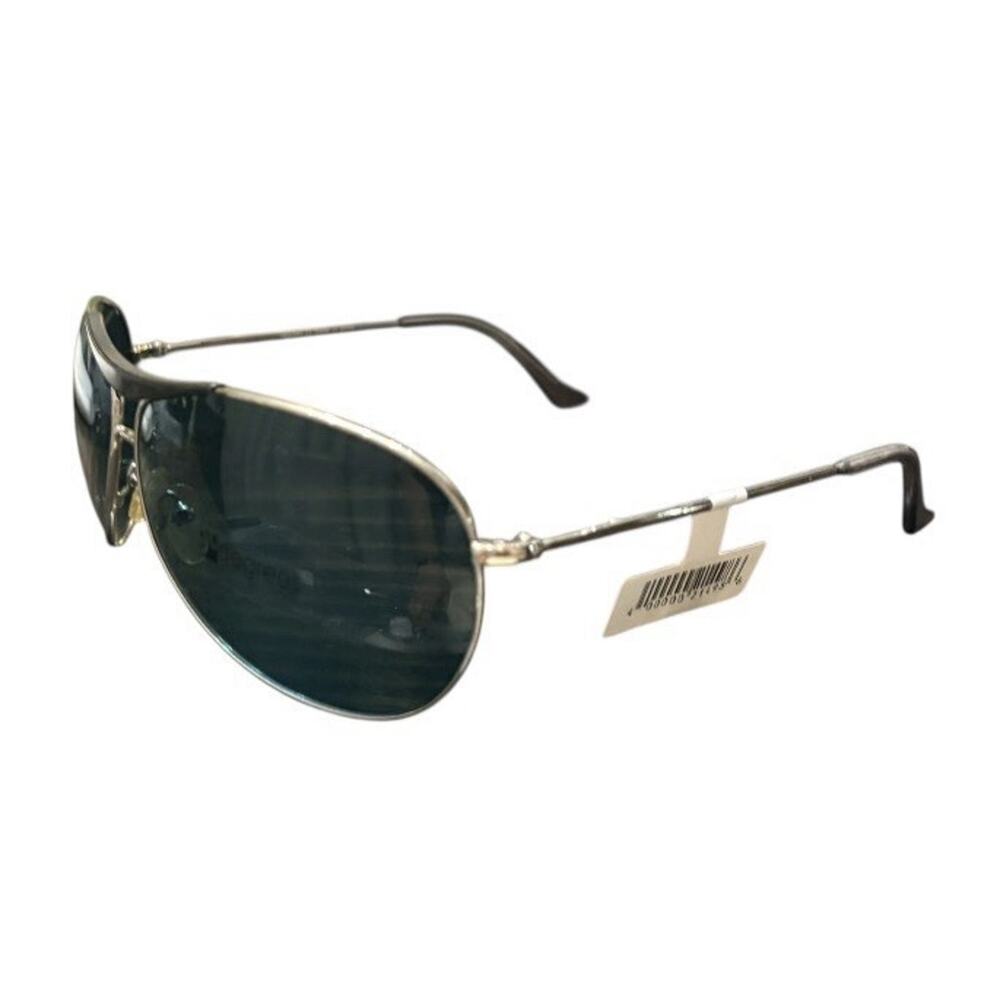 34 DEGREES NORTH 9006 2 SLV SILVER AUTHENTIC SUNGLASSES FRAMES 66-10-130